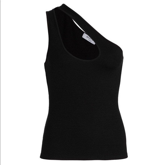⭐️ BAILEY 44 ⭐️”IAN” ONE-SHOULDER TOP COLOR: BLACK SIZE: XS - Picture 4 of 5